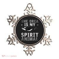 The Orca Is My Spirit Animal Orca Ornament thumb 0