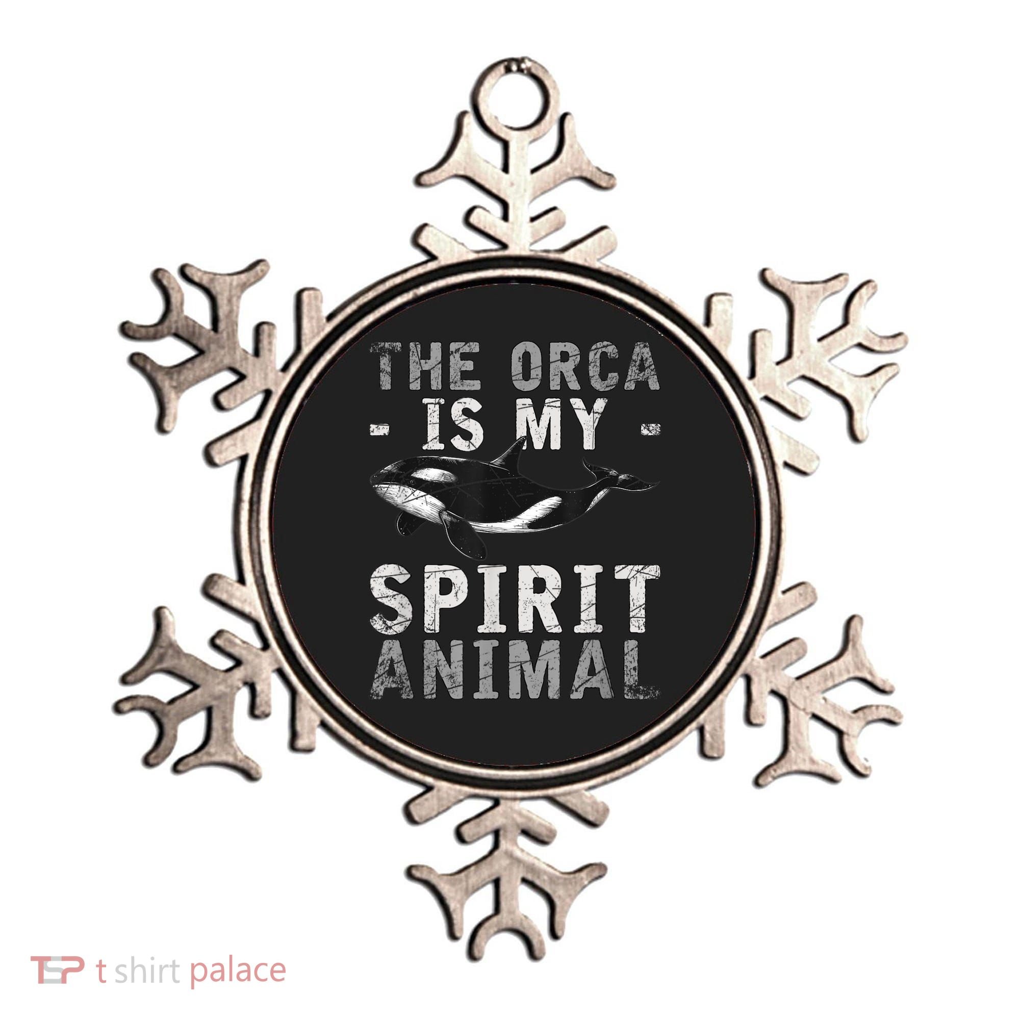 The Orca Is My Spirit Animal Orca Ornament