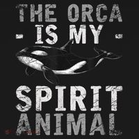 The Orca Is My Spirit Animal Orca Baby Bodysuit thumb 2