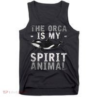 The Orca Is My Spirit Animal Orca Tank Top thumb 0