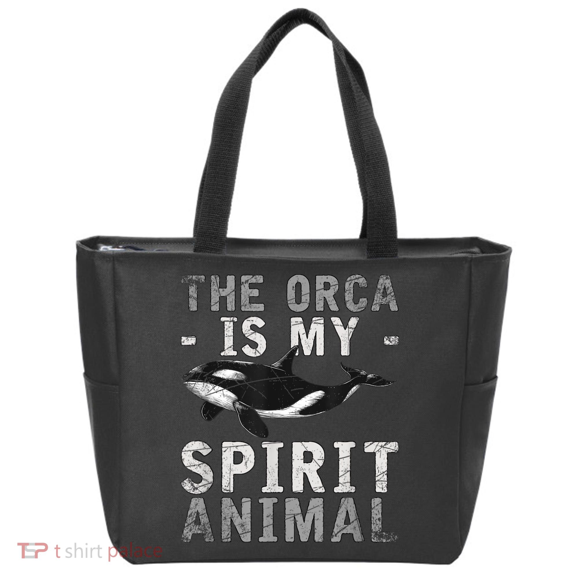 The Orca Is My Spirit Animal Orca Tote Bag