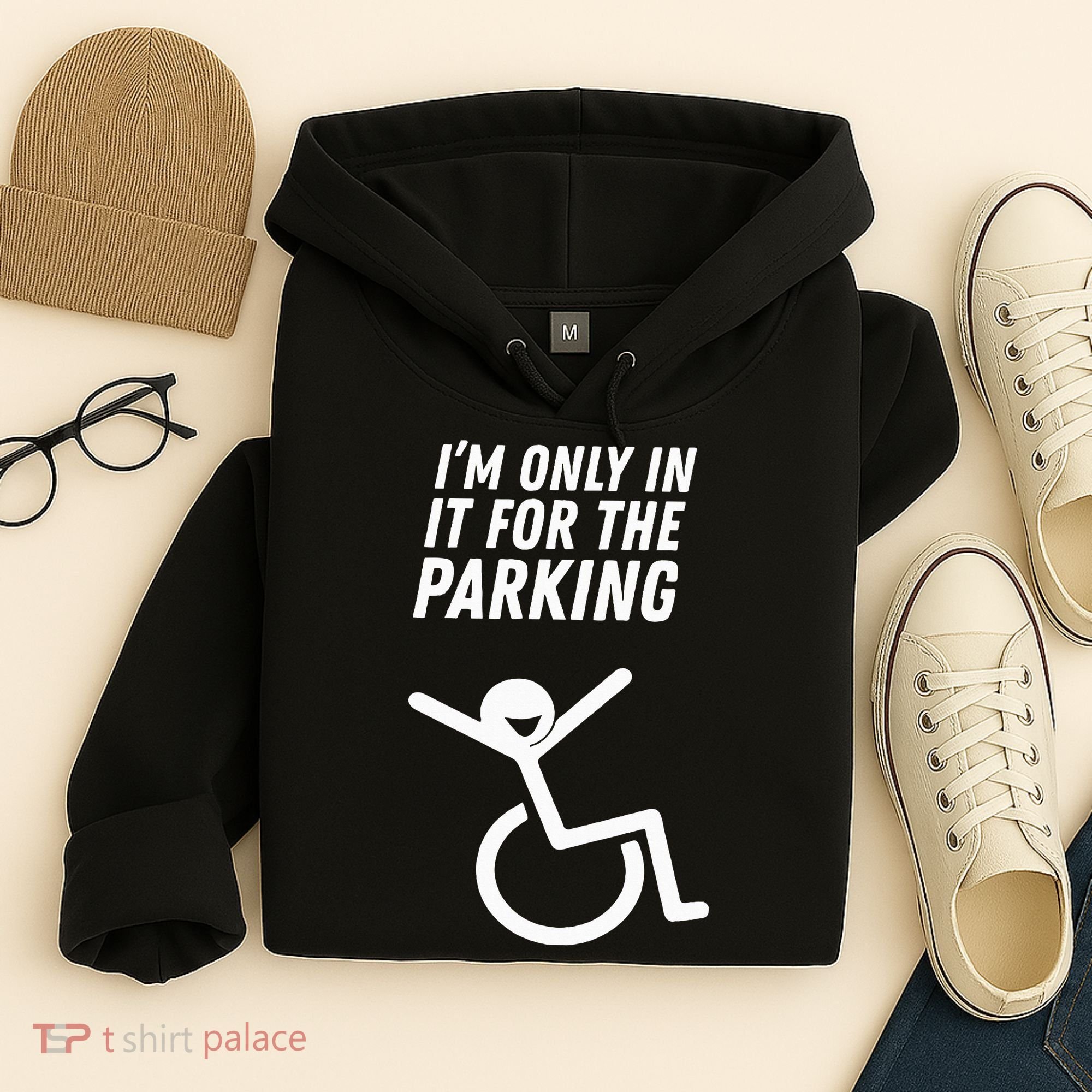 The Original IM Only In It For The Parking Hoodie