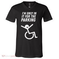 The Original IM Only In It For The Parking V-Neck T-Shirt thumb 0