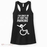 The Original IM Only In It For The Parking Women's Tank Top thumb 0