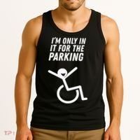 The Original IM Only In It For The Parking Tank Top thumb 3