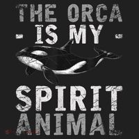 The Orca Is My Spirit Animal Orca Women's Sweatshirt thumb 2