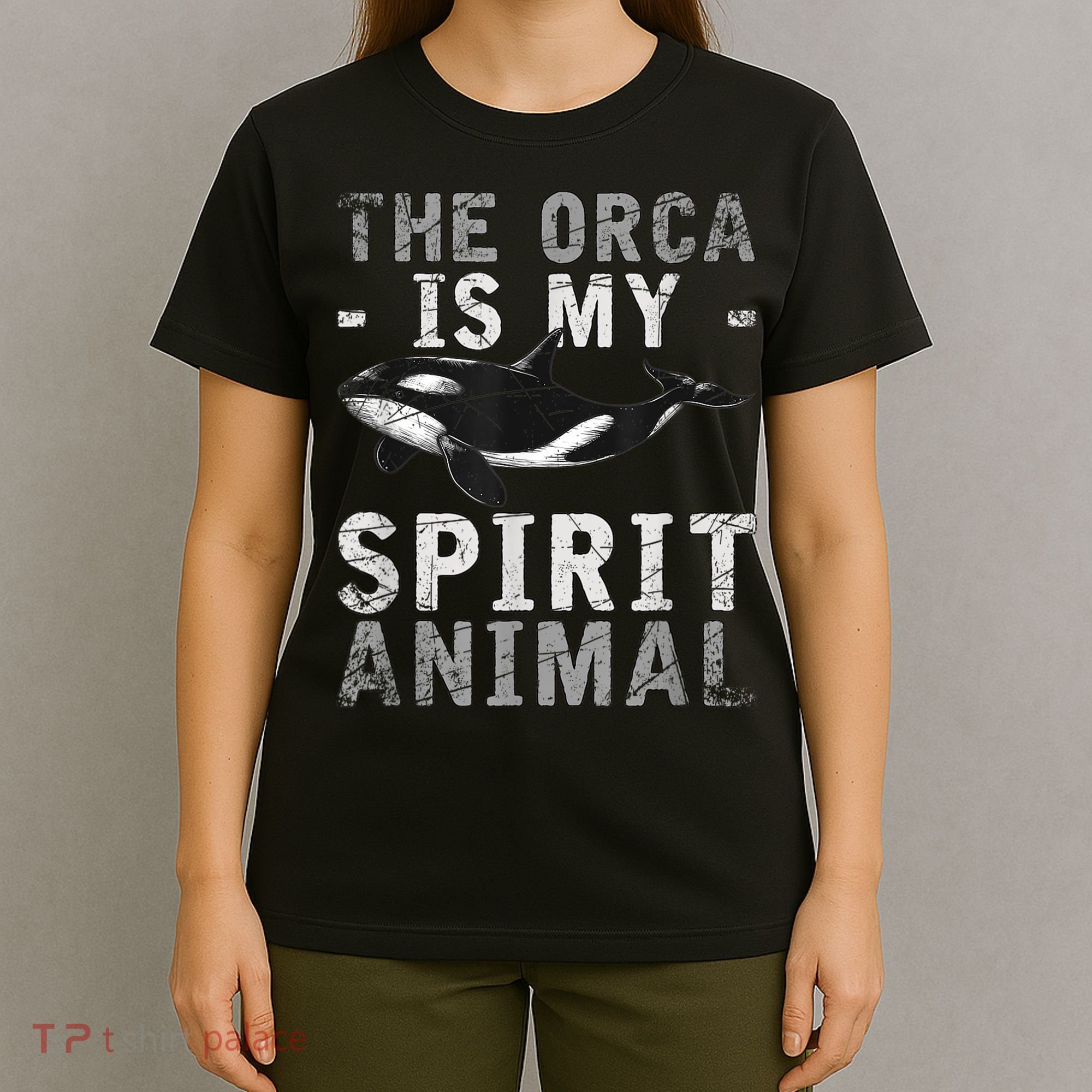 The Orca Is My Spirit Animal Orca T-Shirt