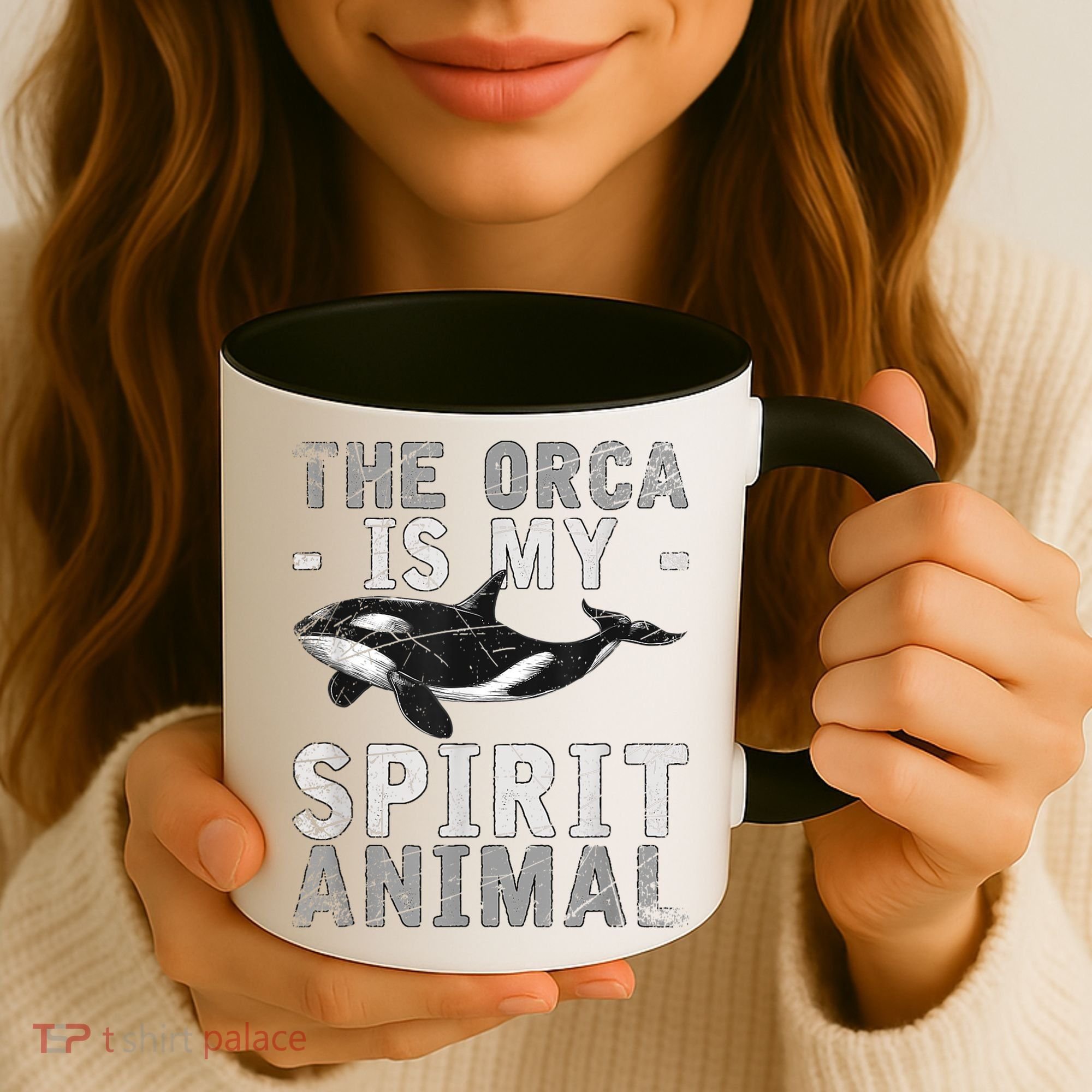 The Orca Is My Spirit Animal Orca Coffee Mug