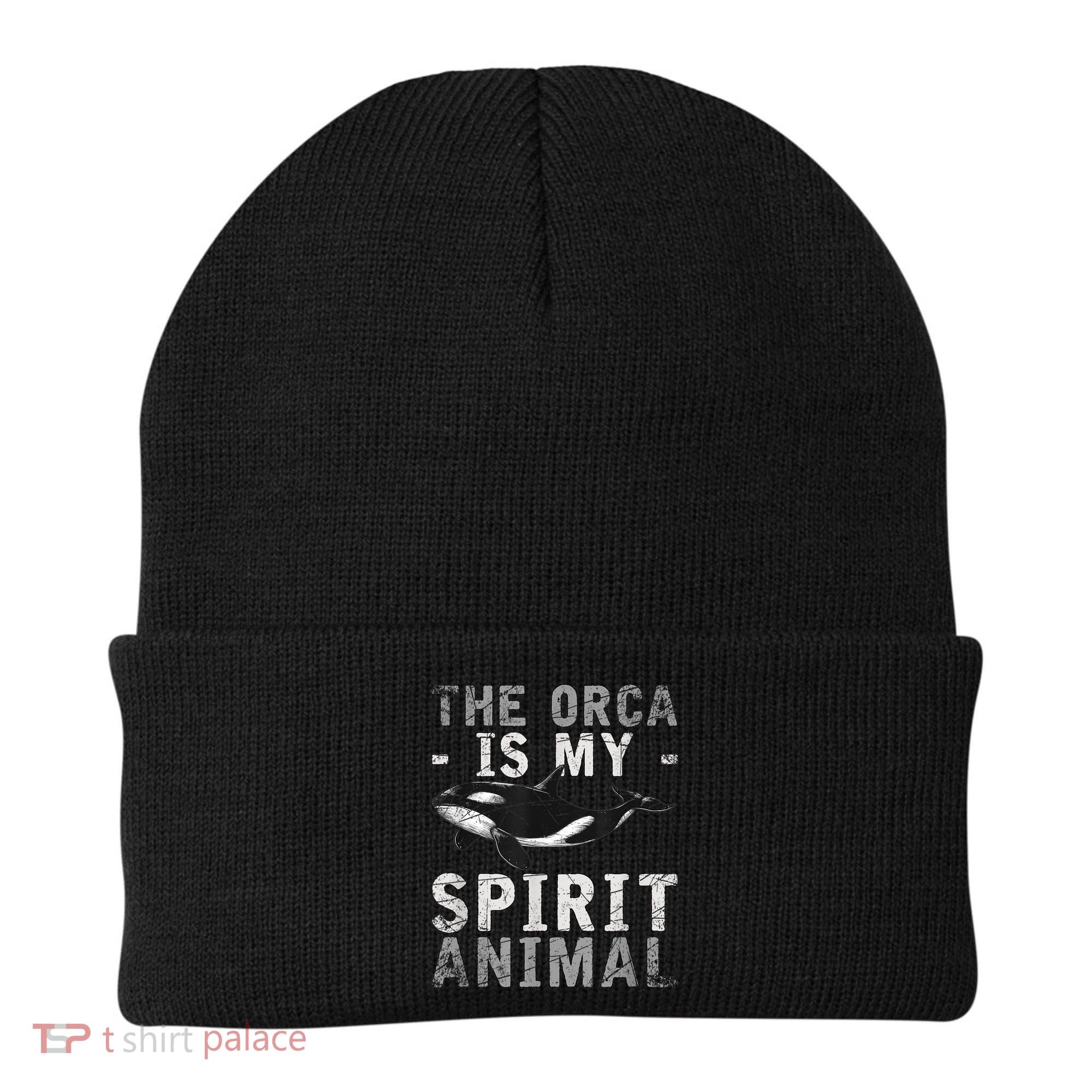The Orca Is My Spirit Animal Orca Beanie