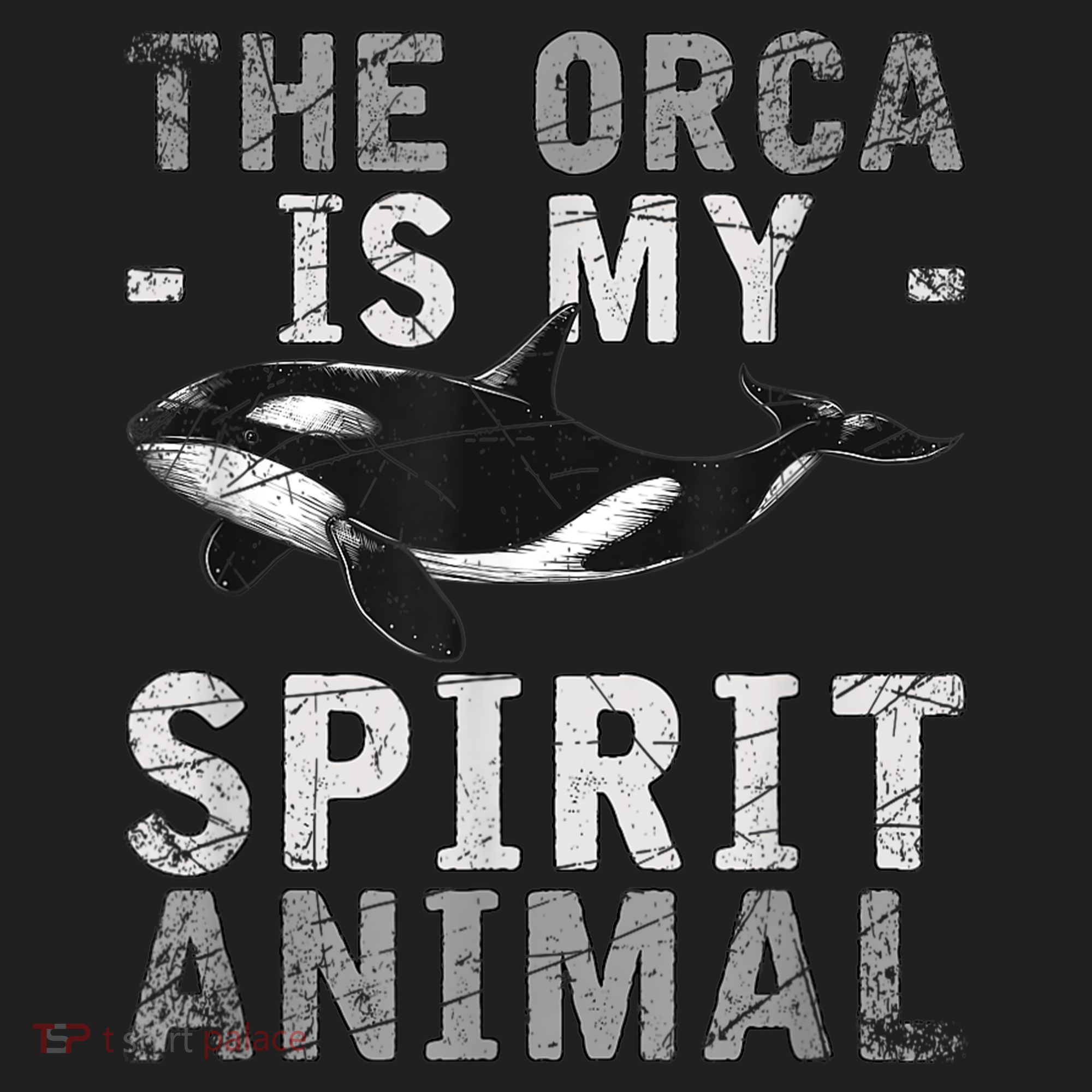 The Orca Is My Spirit Animal Orca Hat