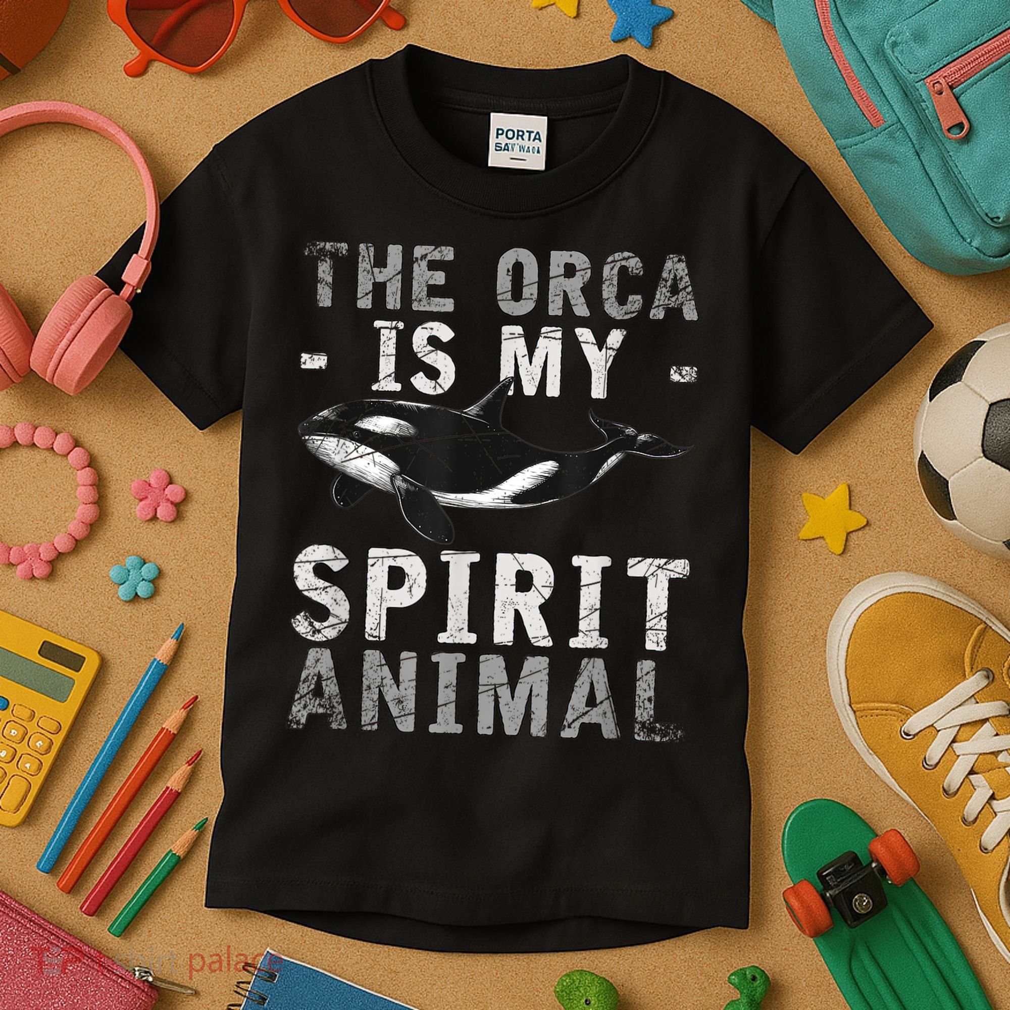 The Orca Is My Spirit Animal Orca Kids T-Shirt