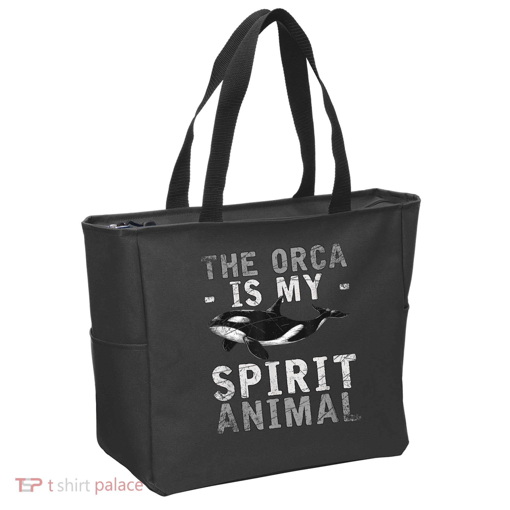 The Orca Is My Spirit Animal Orca Tote Bag
