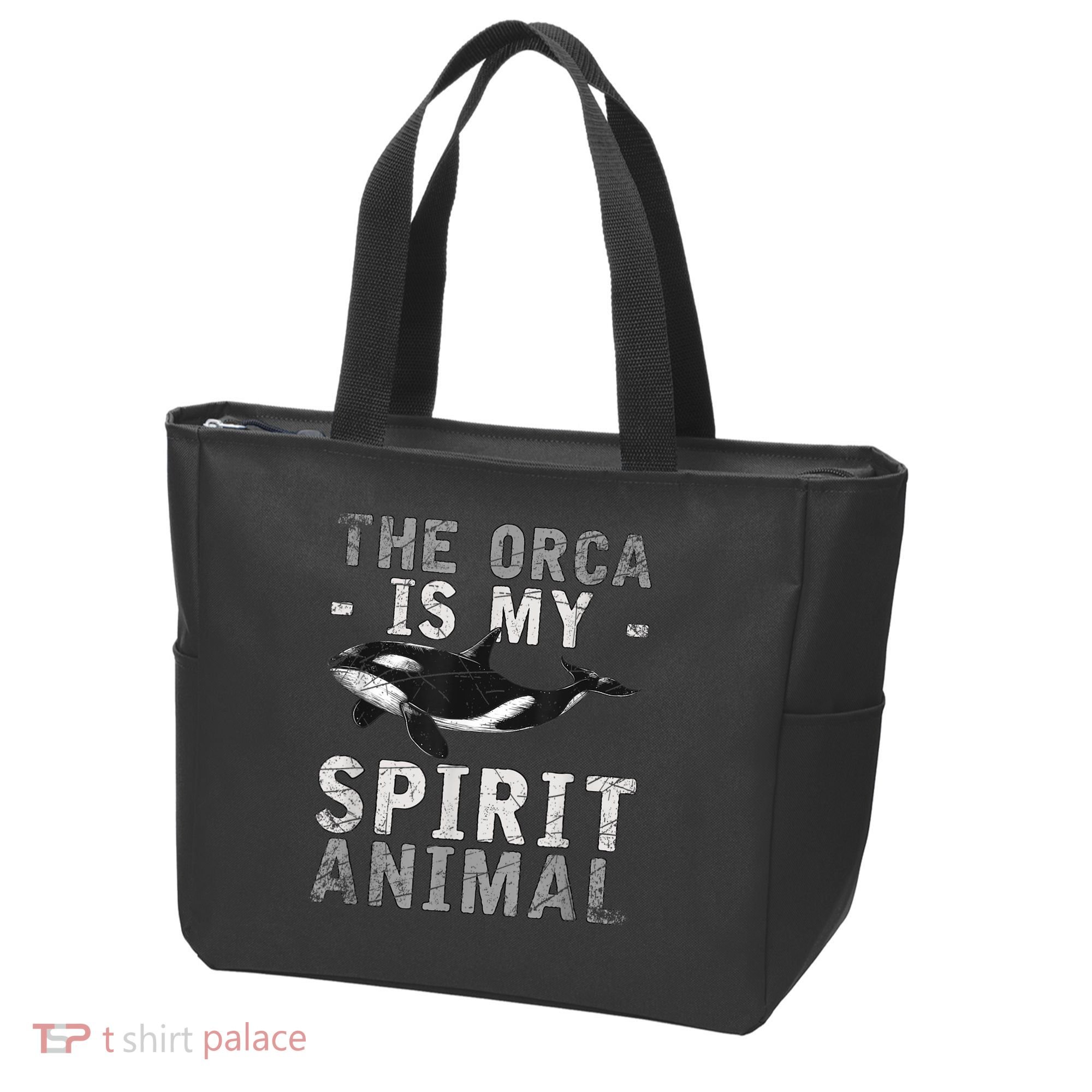 The Orca Is My Spirit Animal Orca Tote Bag