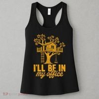 Treehouse Office I'll Be In My Office Women's Tank Top thumb 3