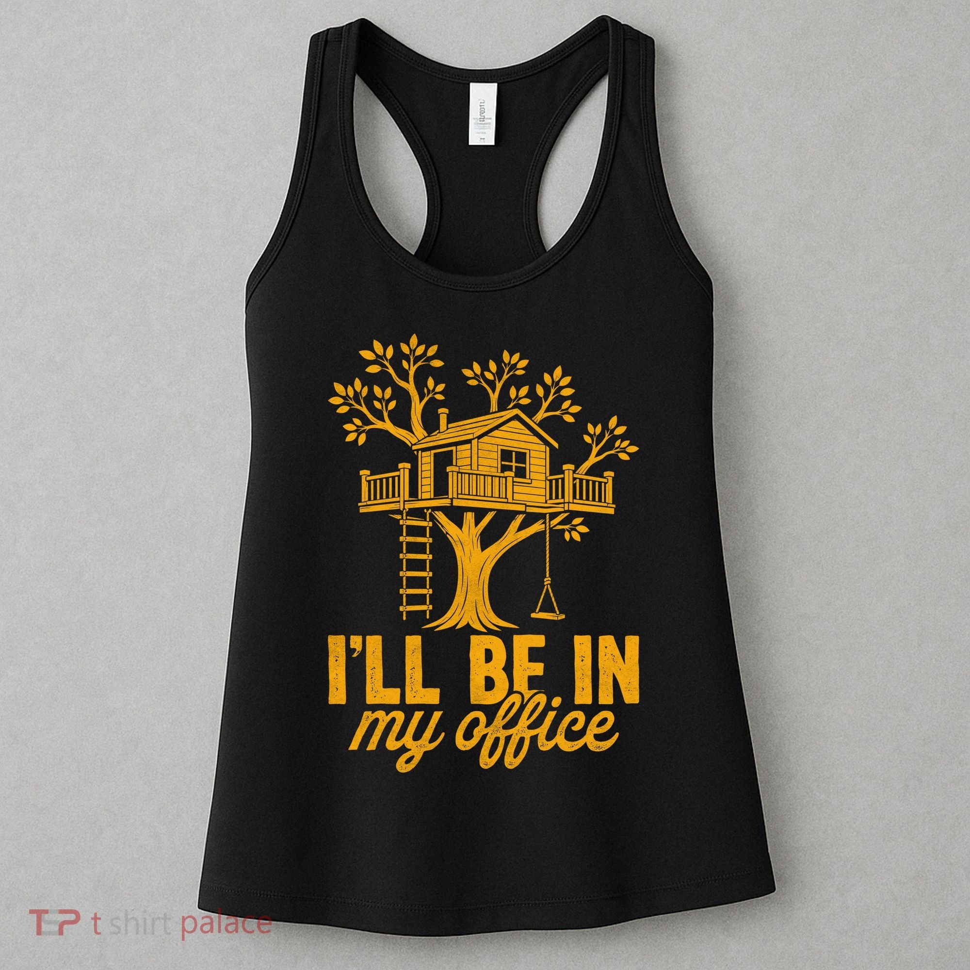 Treehouse Office I'll Be In My Office Women's Tank Top