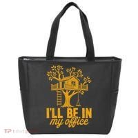 Treehouse Office I'll Be In My Office Tote Bag thumb 0