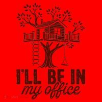 Treehouse Office I'll Be In My Office Santa Hat thumb 1
