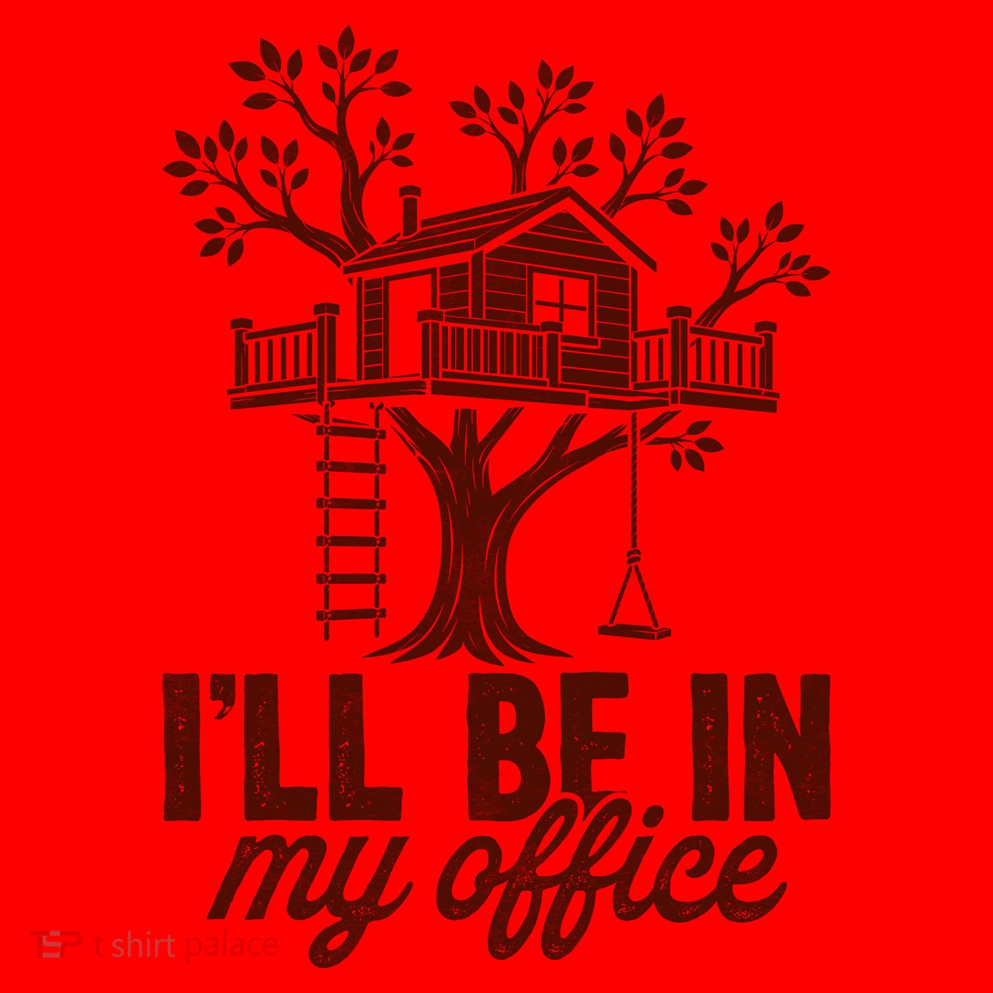 Treehouse Office I'll Be In My Office Santa Hat
