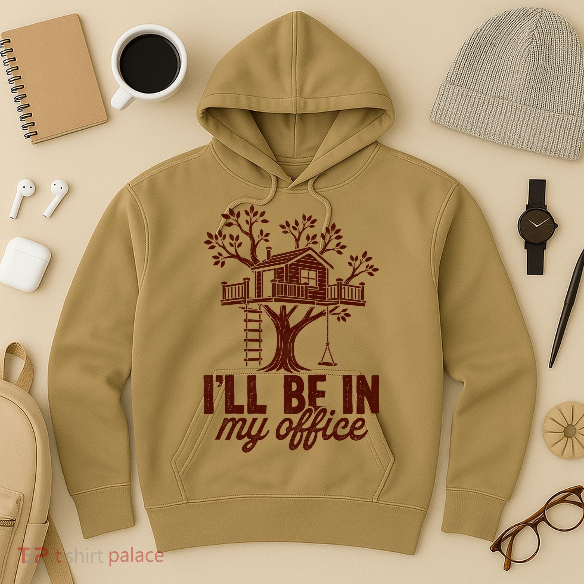 Treehouse Office I'll Be In My Office Hoodie