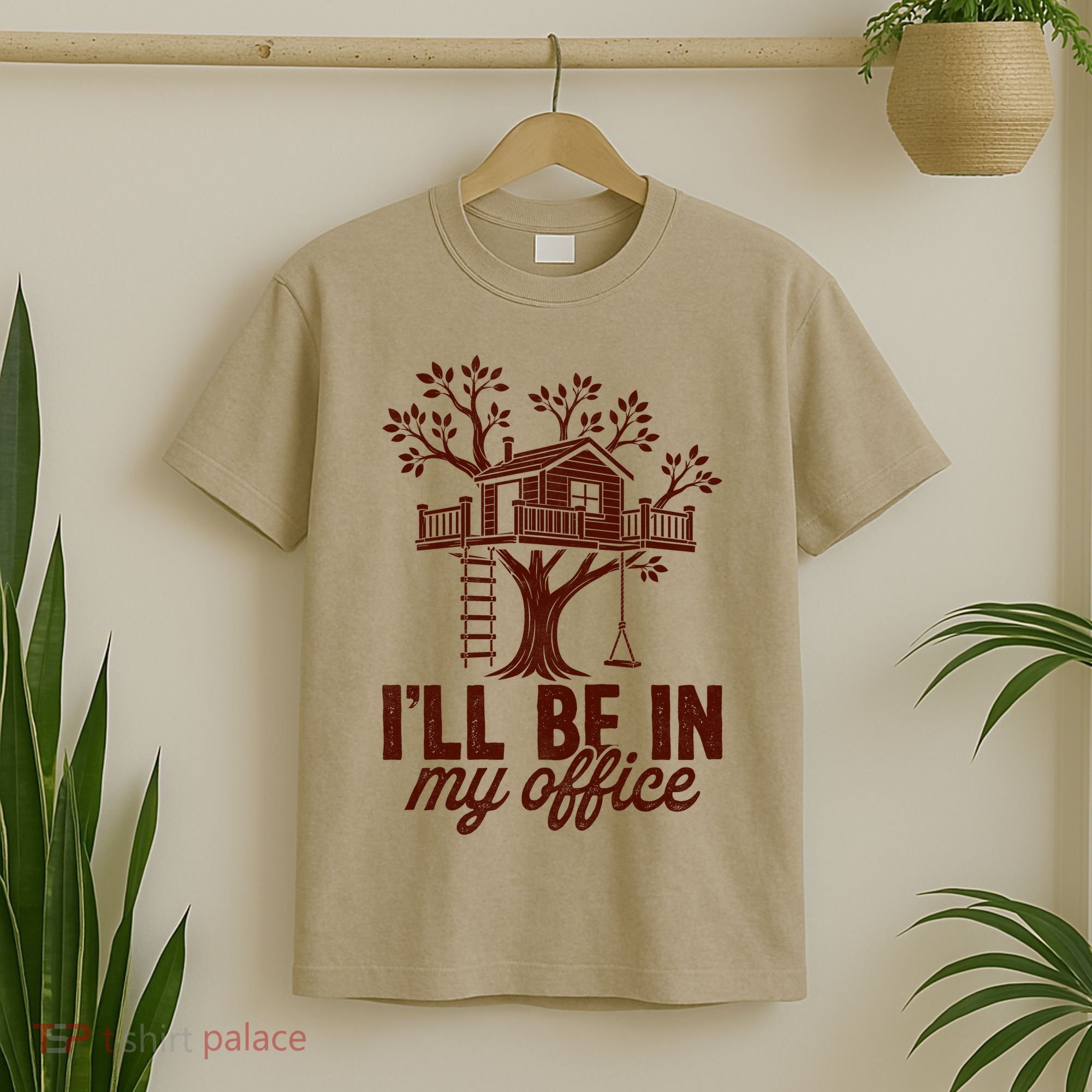 Treehouse Office I'll Be In My Office T-Shirt