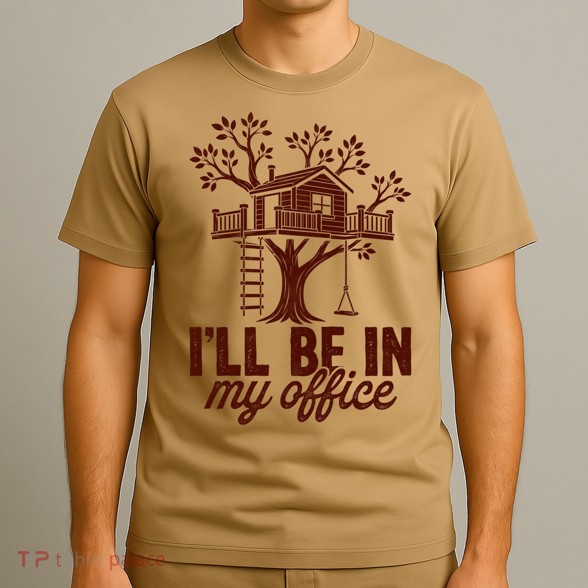 Treehouse Office I'll Be In My Office T-Shirt