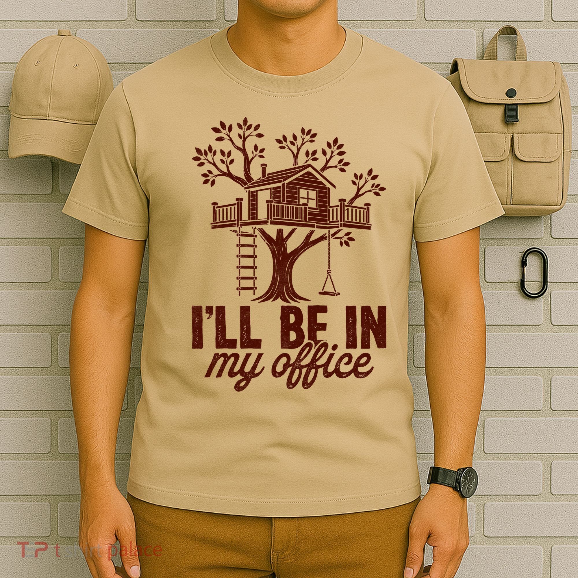 Treehouse Office I'll Be In My Office T-Shirt