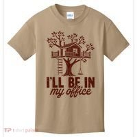 Treehouse Office I'll Be In My Office Kids T-Shirt thumb 0