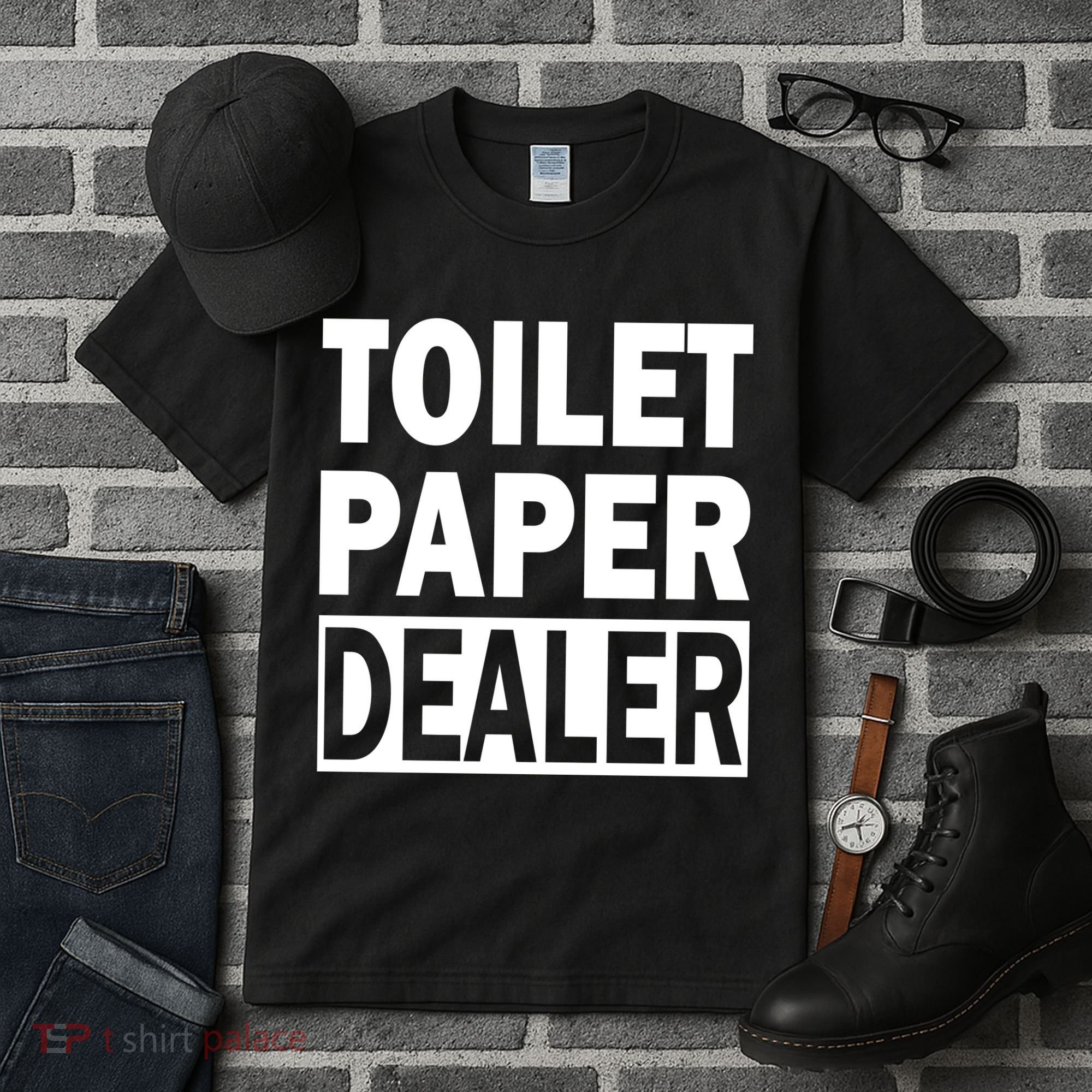 Toilet Paper Dealer Tall T-Shirt
