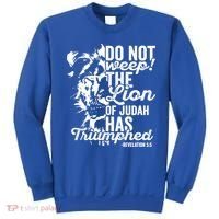 Tribe Of Judah Christian Lion Gift Revelation Bible Verse Sweatshirt thumb 0
