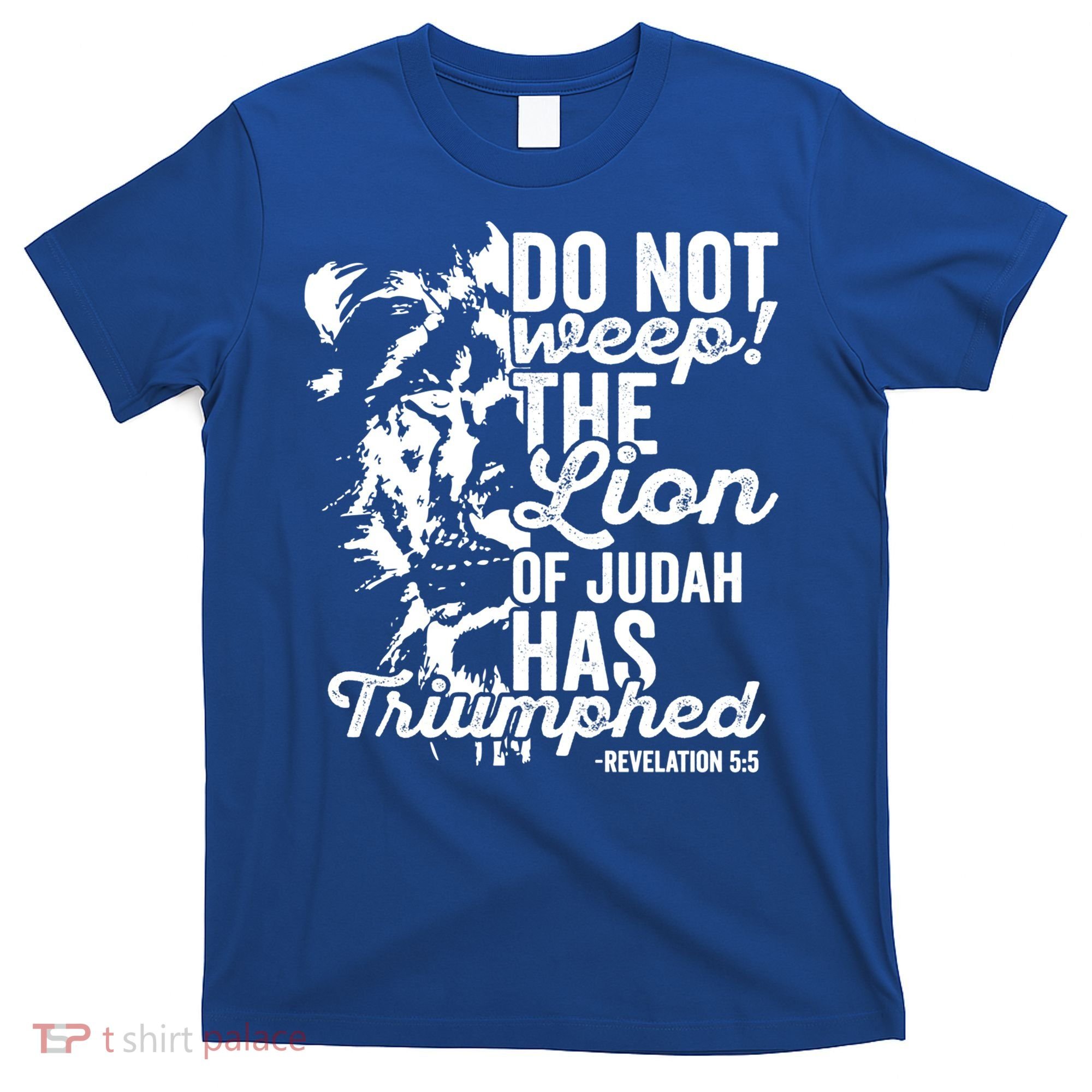Tribe Of Judah Christian Lion Gift Revelation Bible Verse T-Shirt