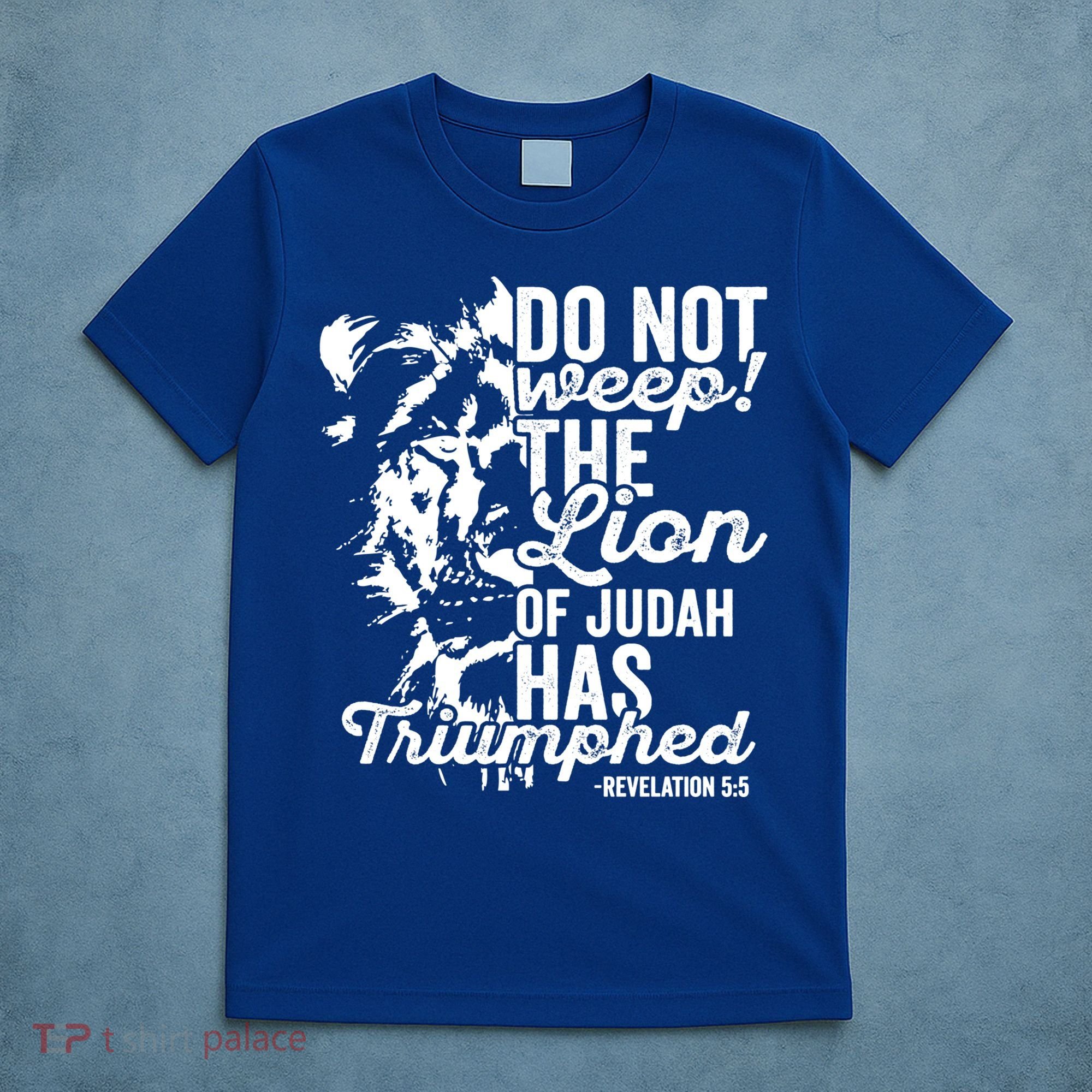 Tribe Of Judah Christian Lion Gift Revelation Bible Verse T-Shirt