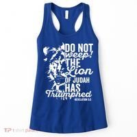 Tribe Of Judah Christian Lion Gift Revelation Bible Verse Women's Tank Top thumb 0