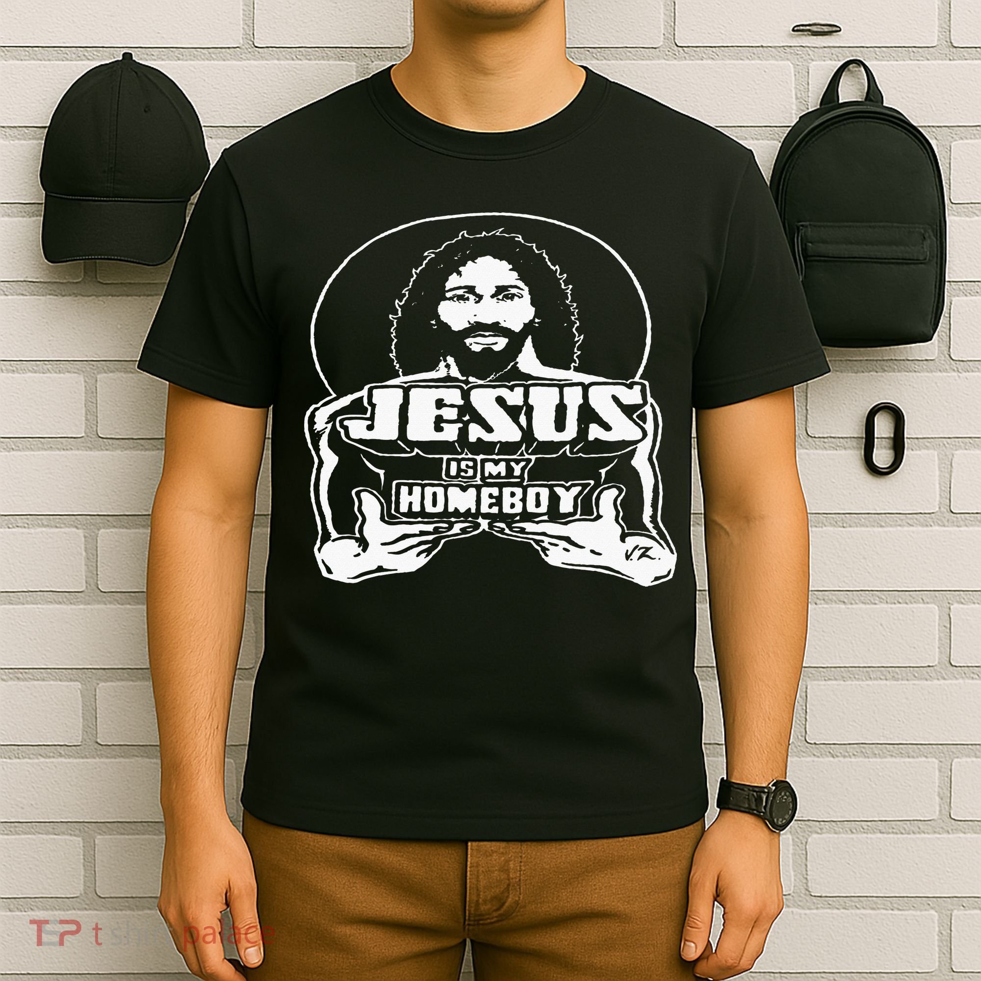 The Original Jesus Is My Homeboy Black T-Shirt