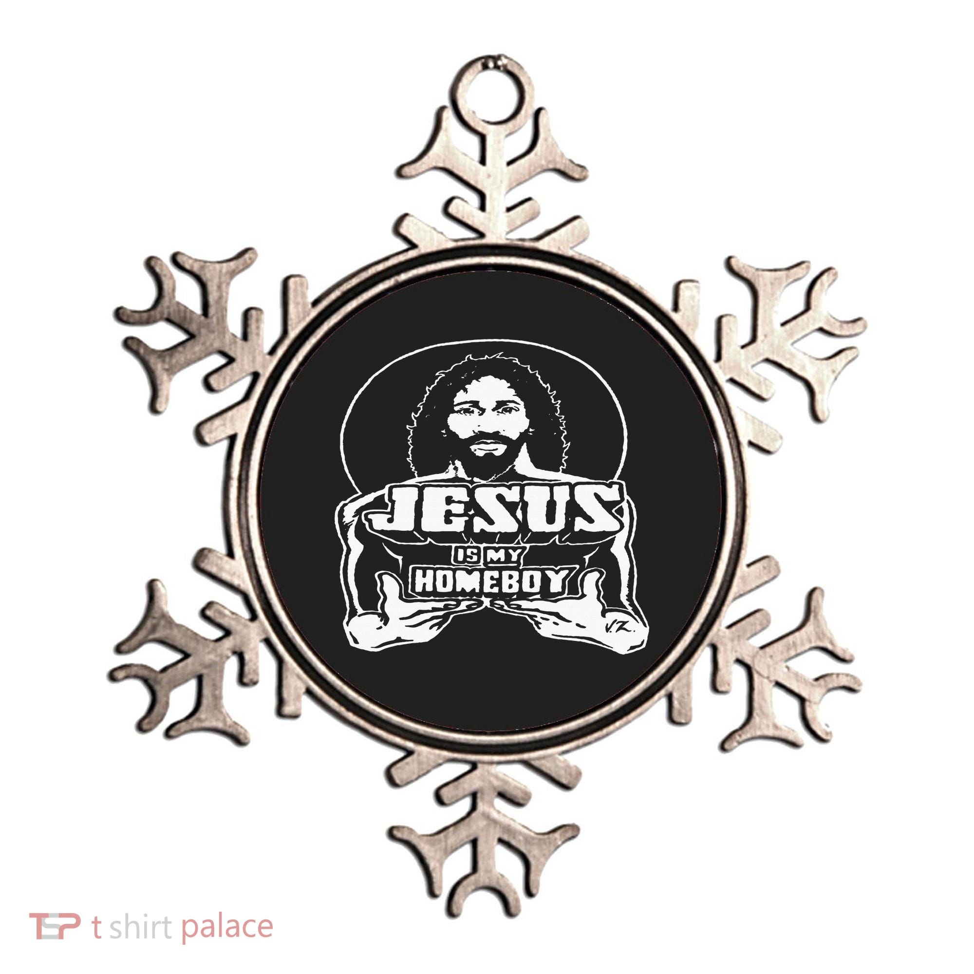 The Original Jesus Is My Homeboy Black Ornament