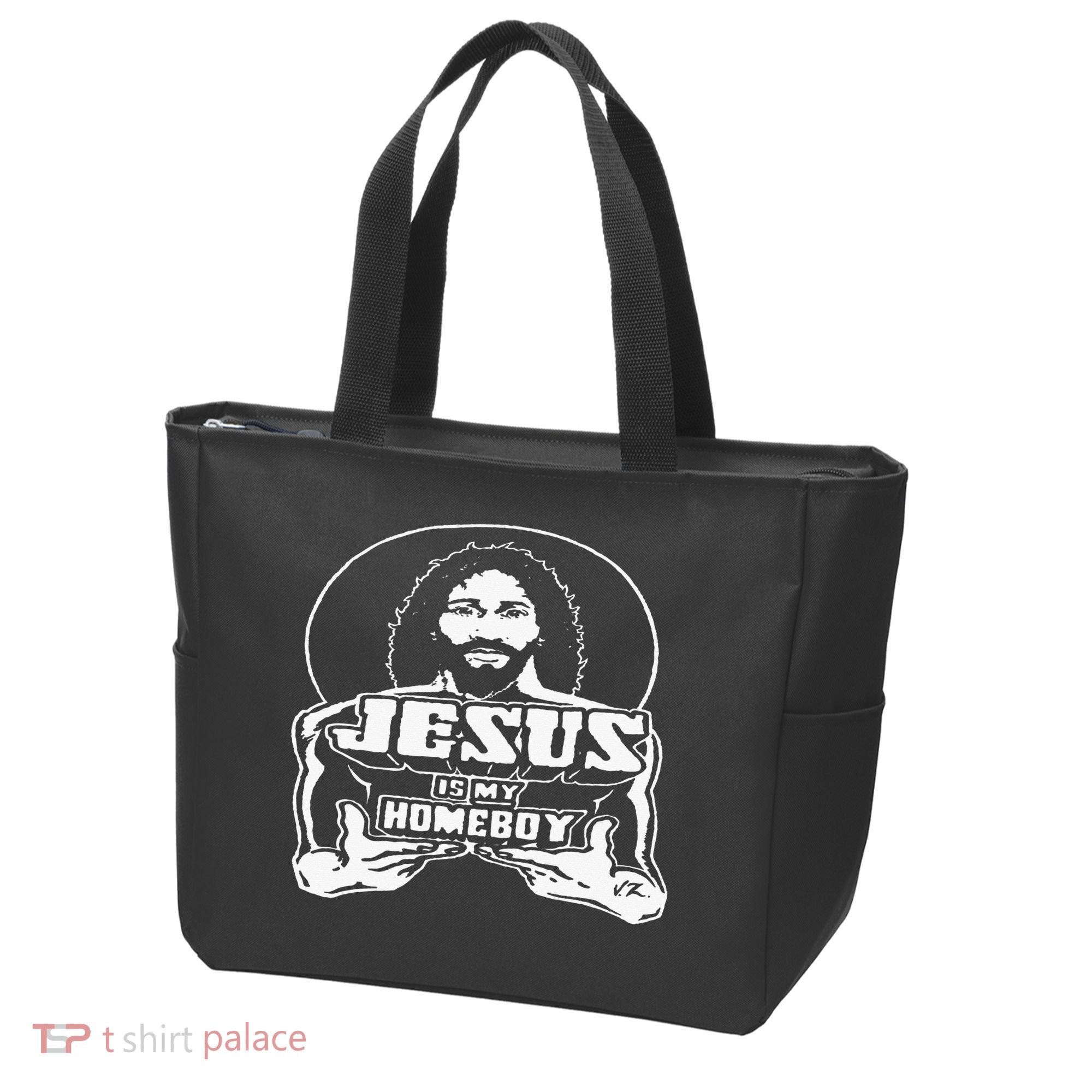 The Original Jesus Is My Homeboy Black Tote Bag
