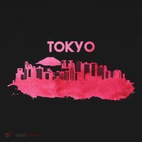 Tokyo City Skyline USA-Made Doggie Bandana thumb 2