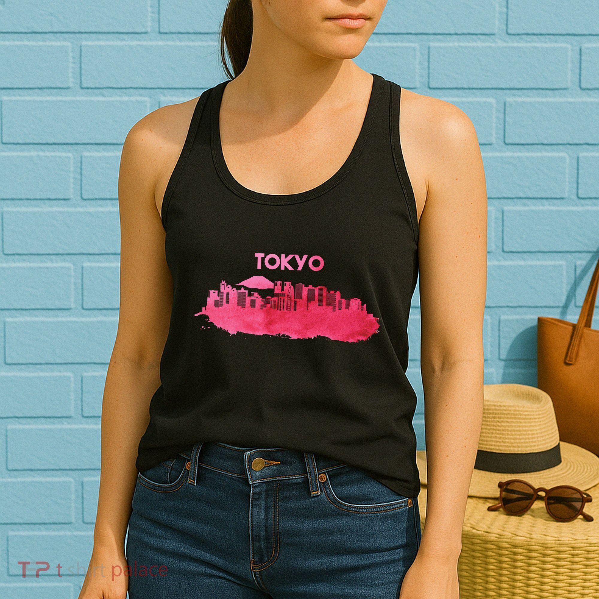 Tokyo City Skyline Women's Tank Top