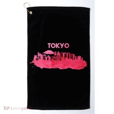 Tokyo City Skyline Golf Towel