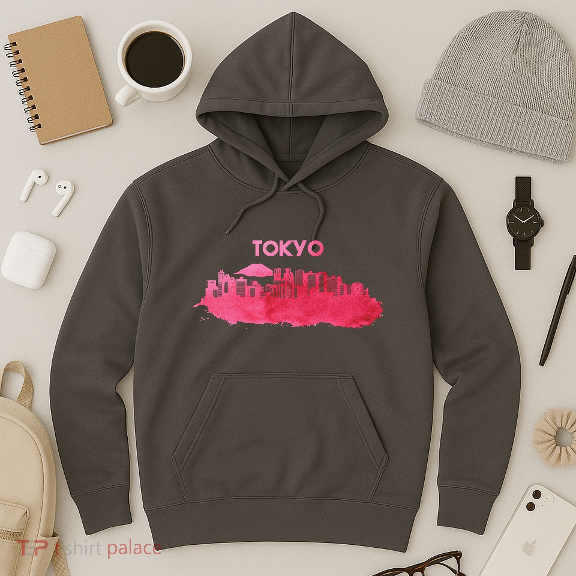Tokyo City Skyline Hoodie