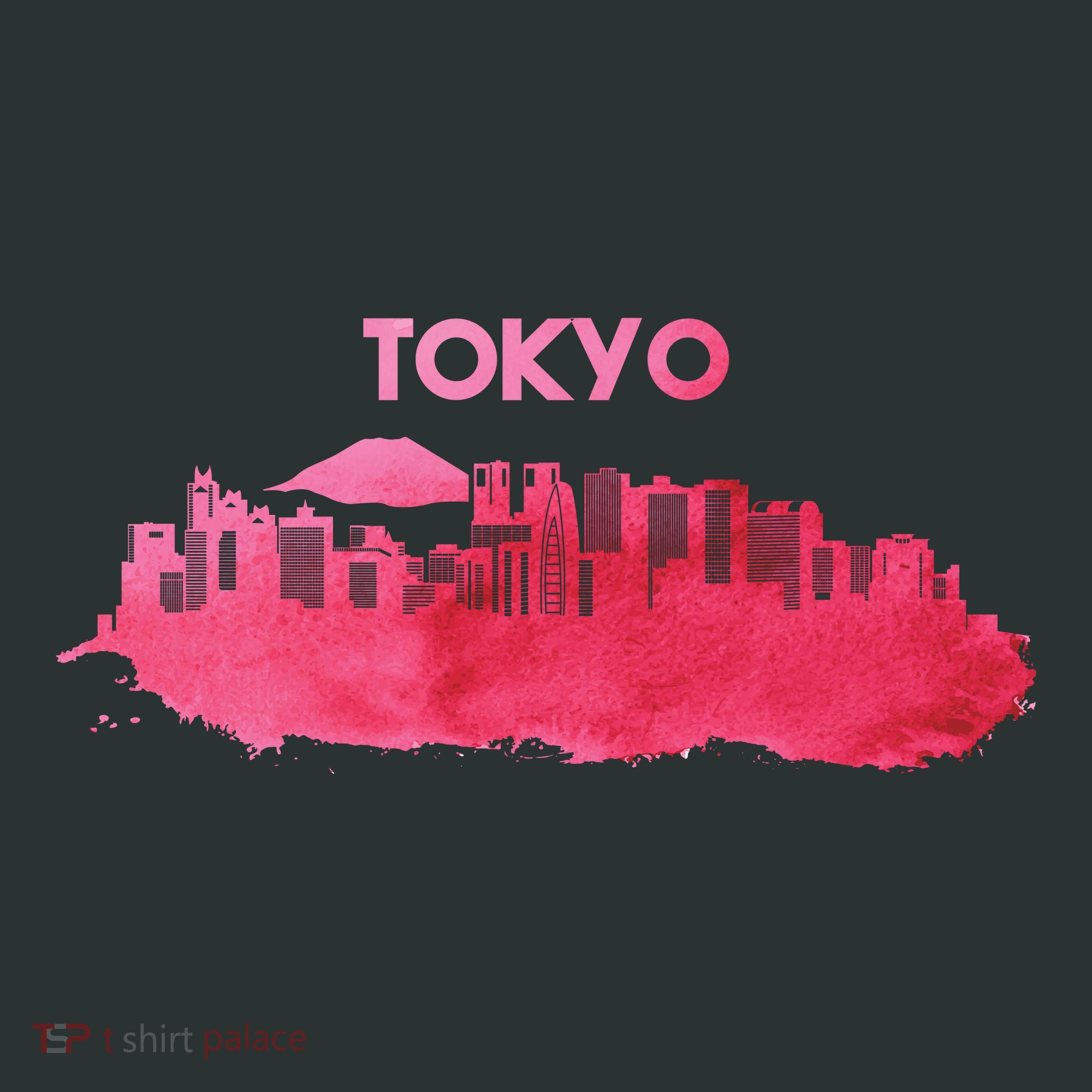 Tokyo City Skyline Long Sleeve Shirt