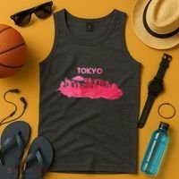 Tokyo City Skyline Tank Top thumb 4