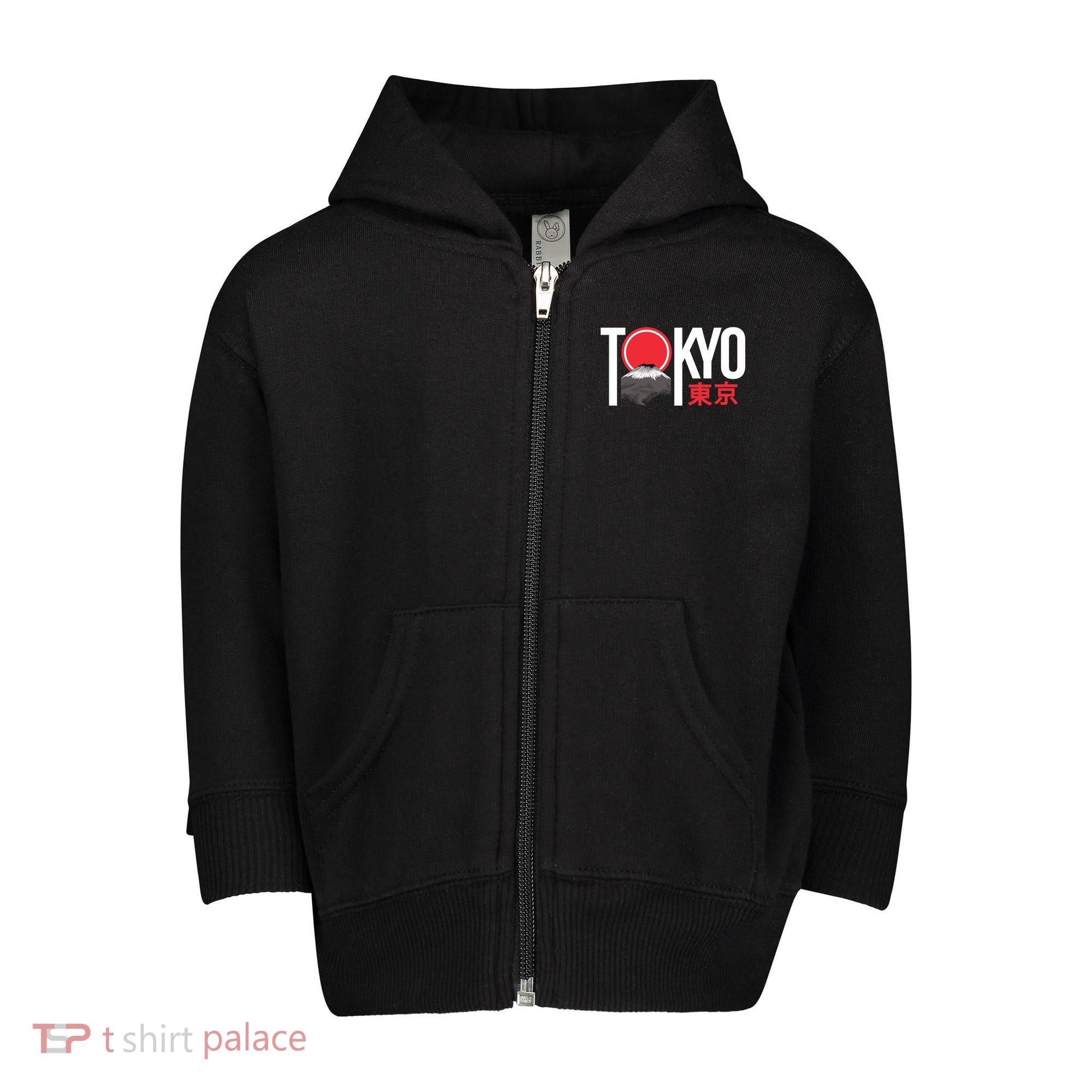 Tokyo Japan Toddler Zip Fleece Hoodie