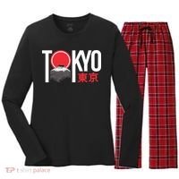 Tokyo Japan Women's Long Sleeve Flannel Pajama Set  thumb 0
