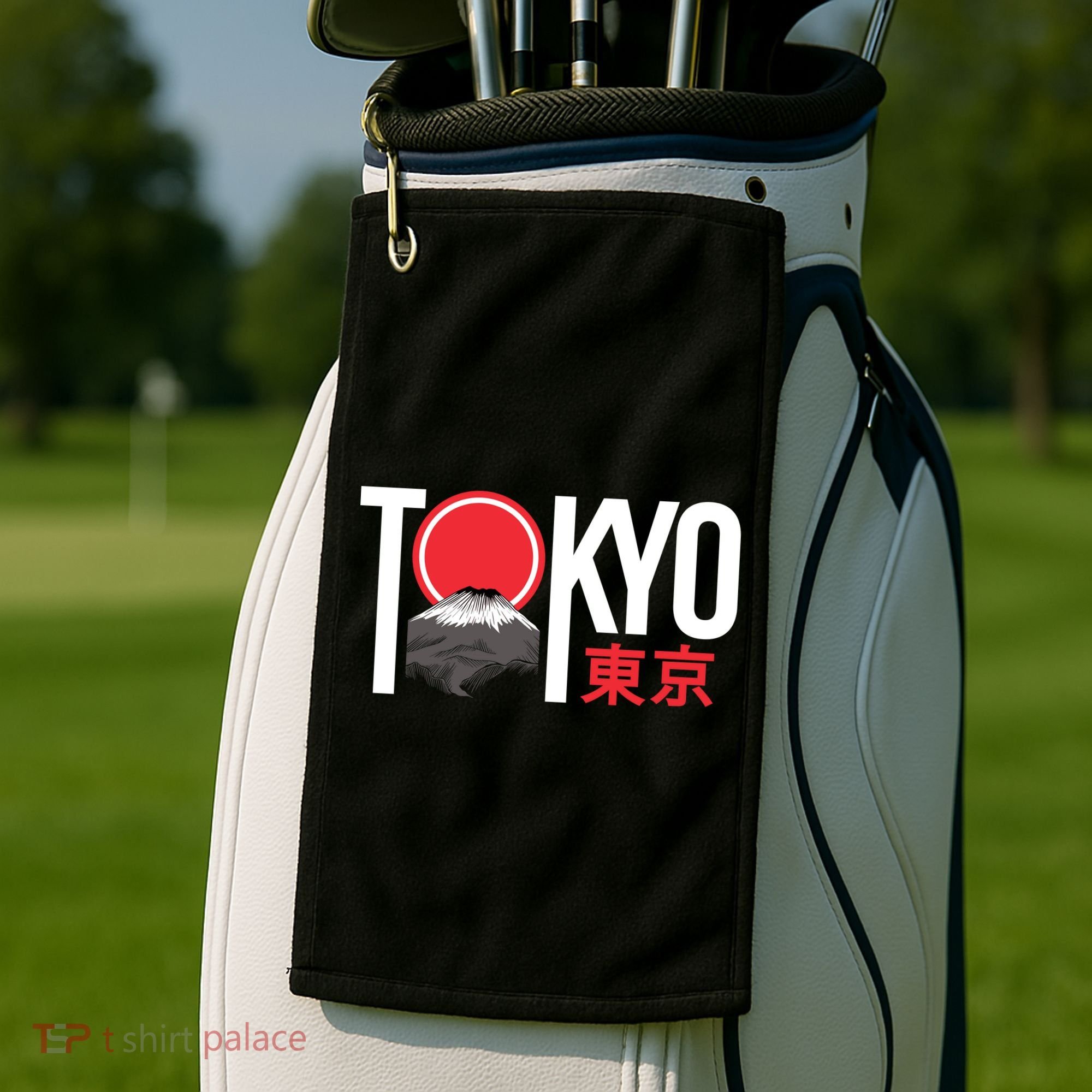 Tokyo Japan Golf Towel