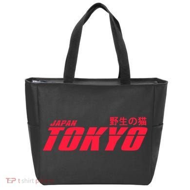 Tokyo Japan Wild Cat Tote Bag