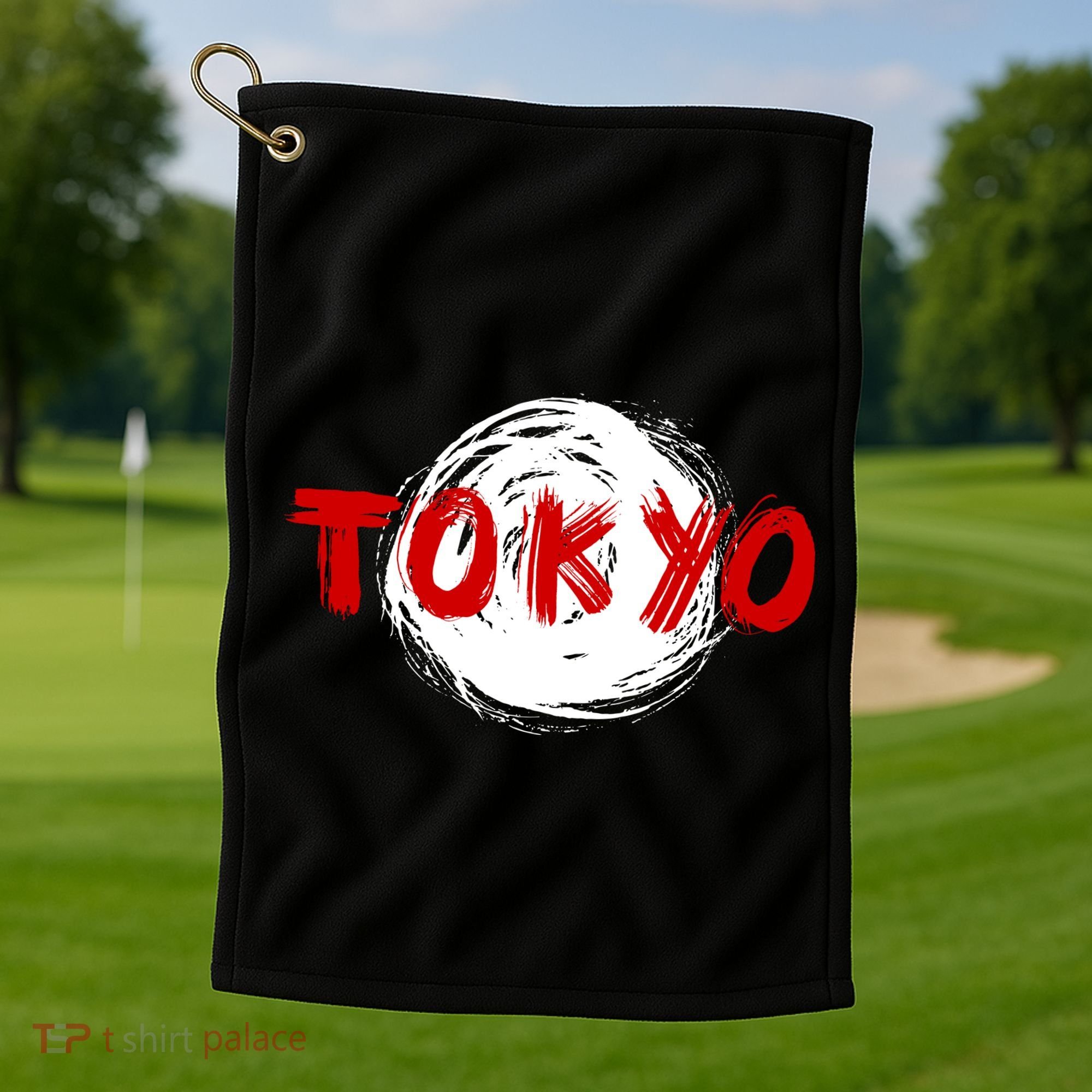 Tokyo Retro Golf Towel