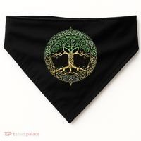 Tree Of Life Yggdrasil USA-Made Doggie Bandana thumb 0