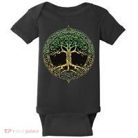 Tree Of Life Yggdrasil Baby Bodysuit thumb 0