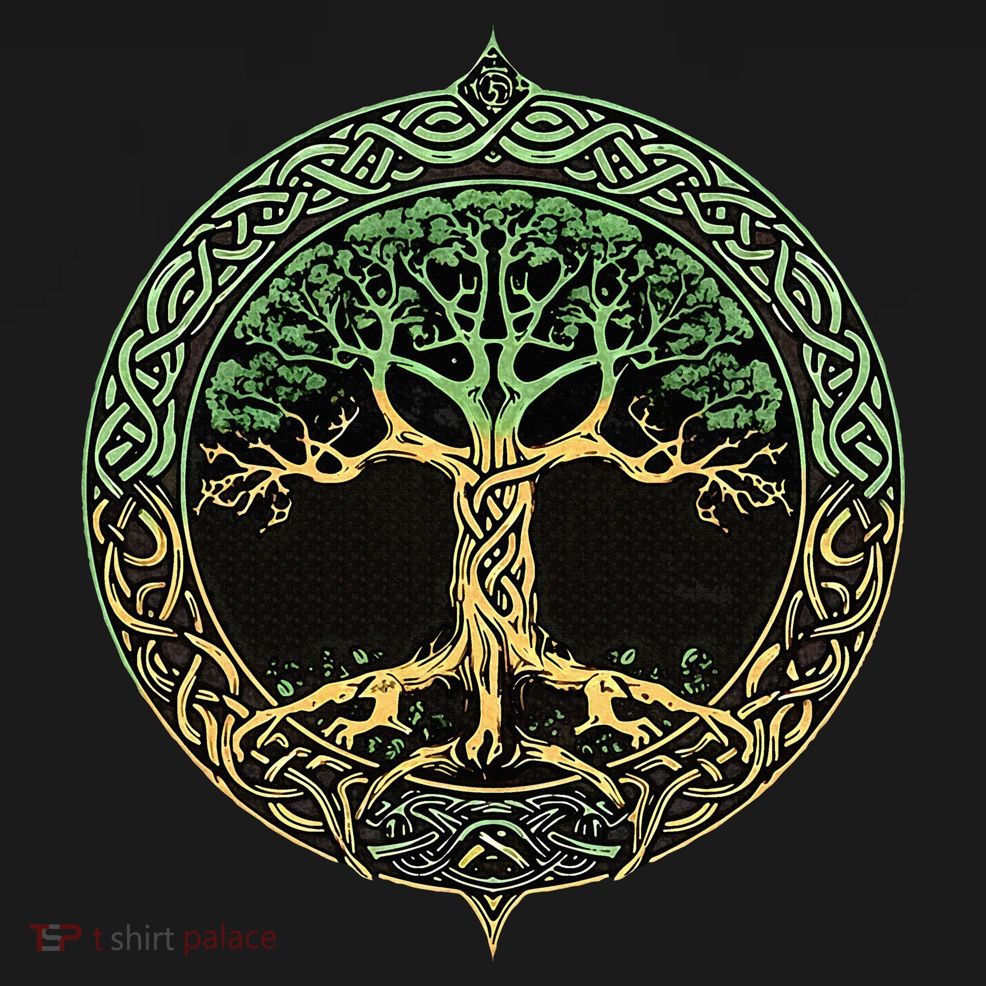 Tree Of Life Yggdrasil Baby Bodysuit