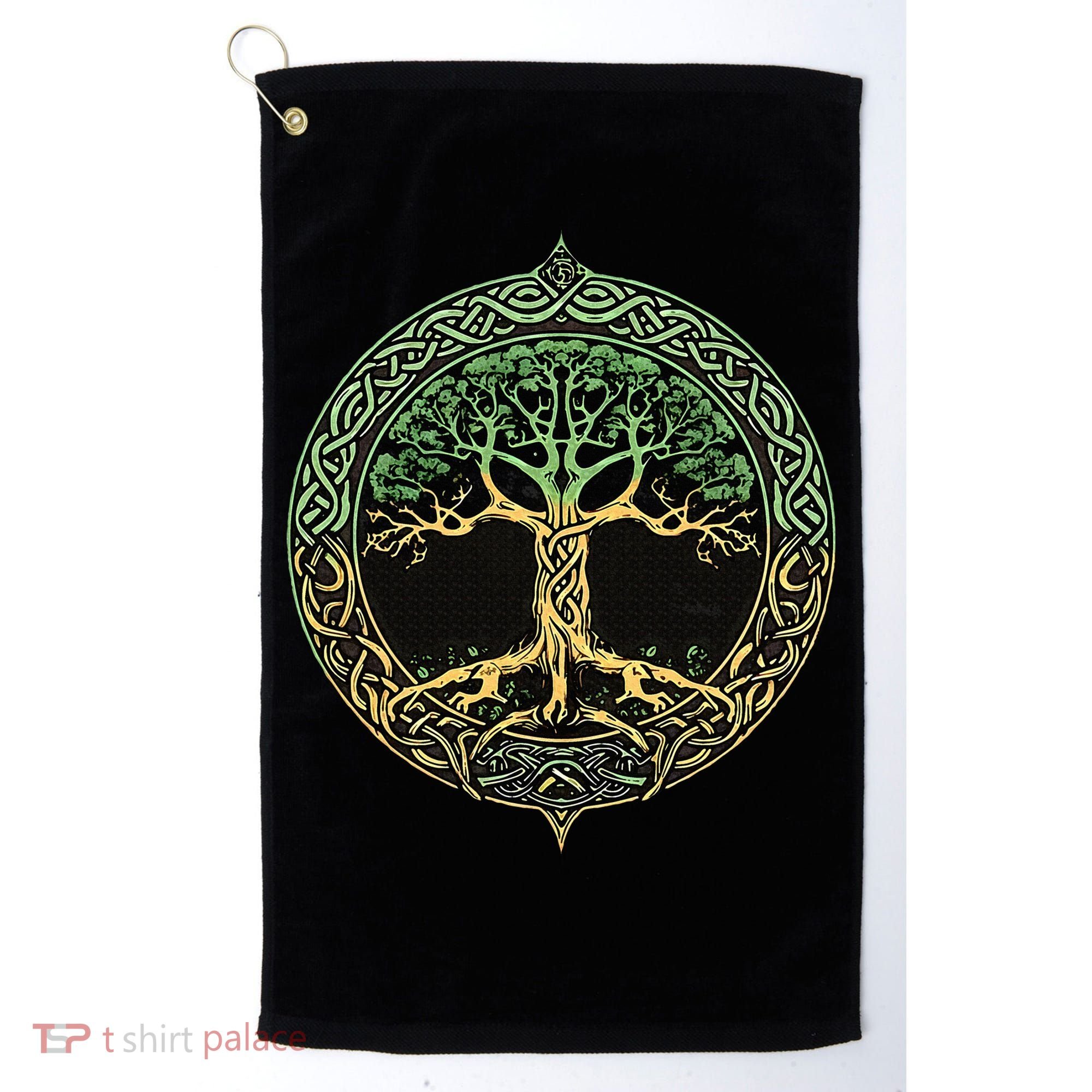 Tree Of Life Yggdrasil Golf Towel